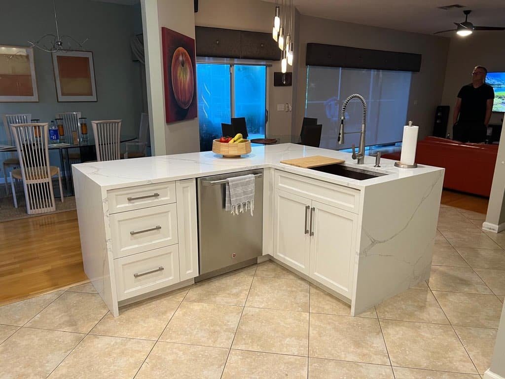 white-countertop-kitchen-island-instalation